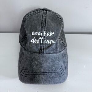 David and Young Mom Hair Don’t Care embroidered hat adjustable
